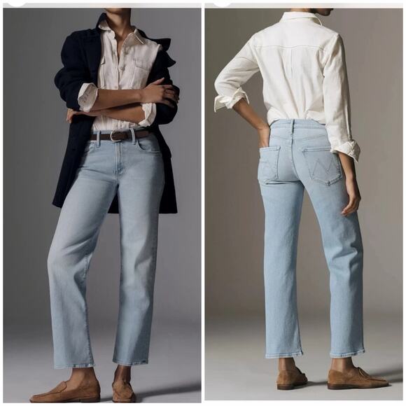 MOTHER Denim - Mother Denim The Mid Rise Rmbler Zip Ankle Jeans Size 31 Ball's In Your Court
